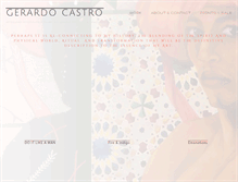 Tablet Screenshot of gerardocastroart.com